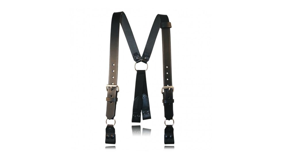 Boston Leather Firefighter’s Suspenders, Loop Attachment, 6" Longer