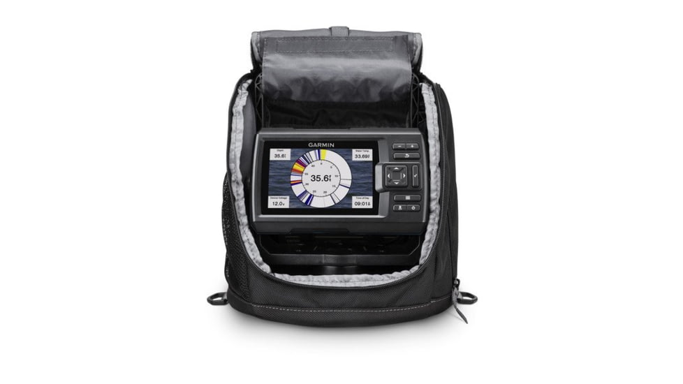 garmin striker plus 5cv ice fishing bundle