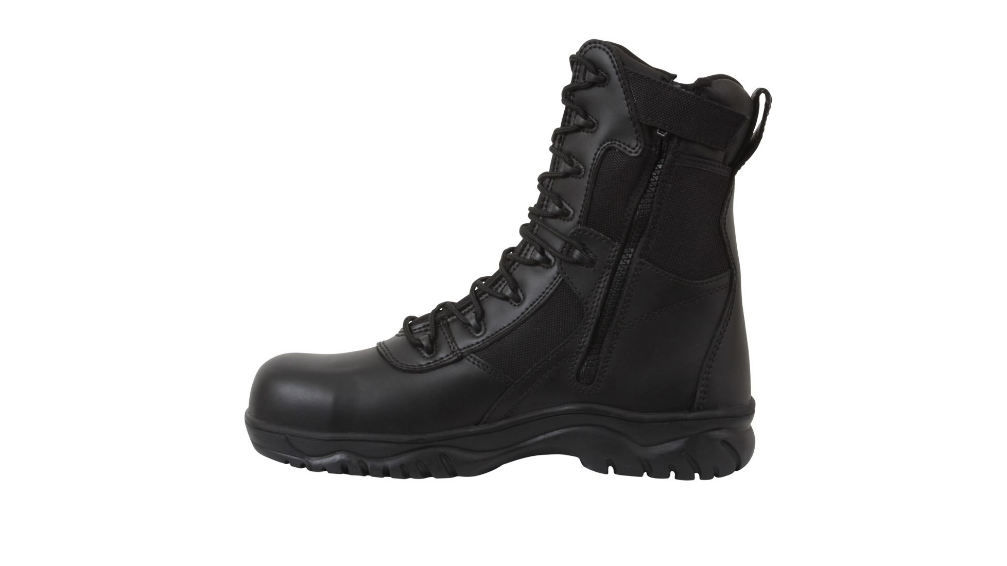 Rothco 8 Inch Forced Entry Tactical Boot With Side Zipper & Composite