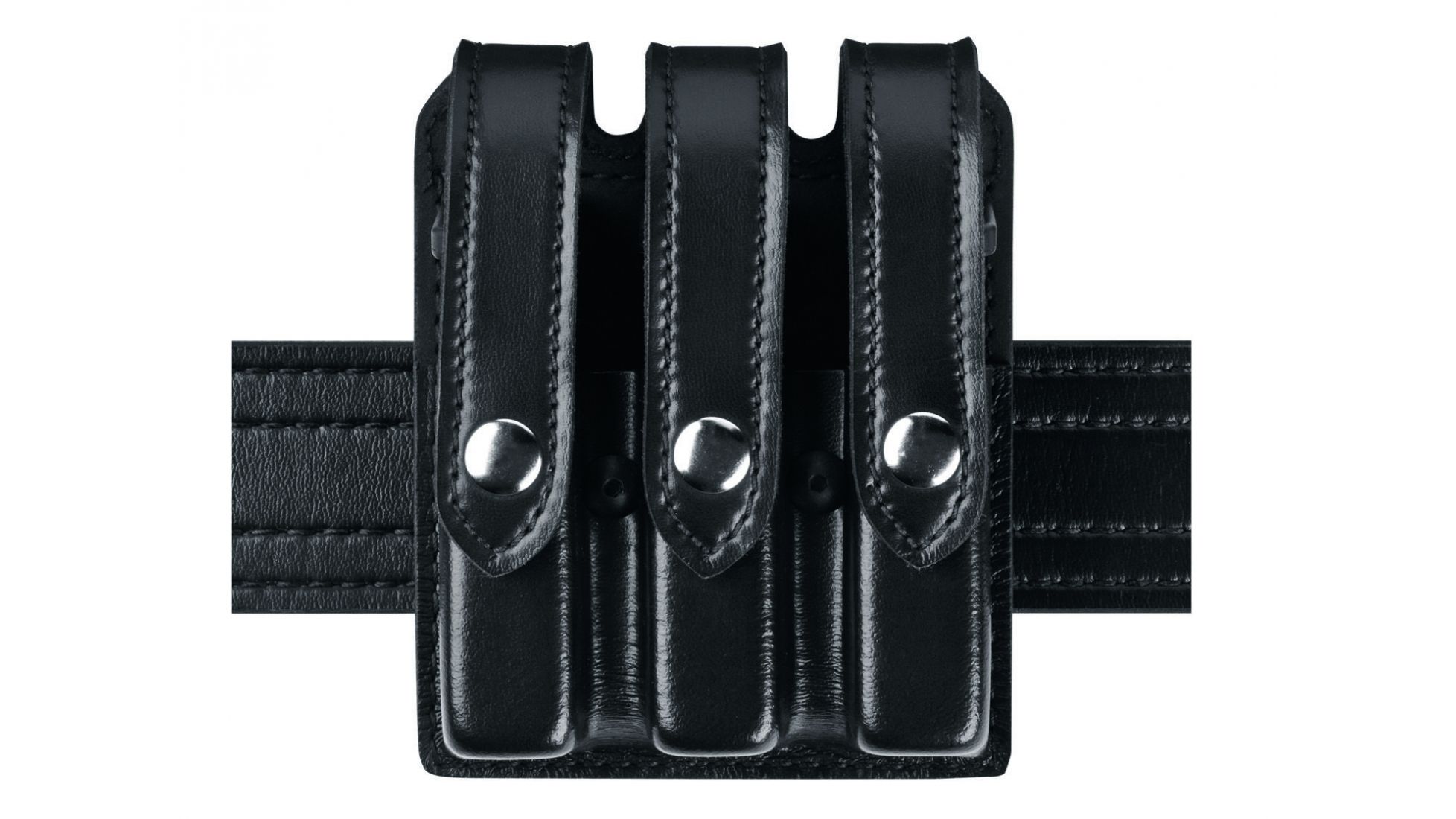 Safariland 777 Slim Double Stacked Triple Mag Pouch W/ Flap 7778348B